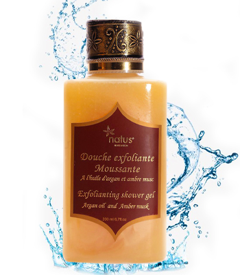 Gel douche exfoliant 100% naturel
