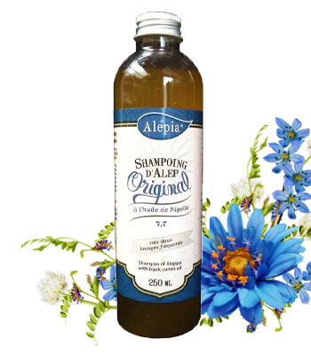 Shampooing alep huile de nigelle 100% naturel