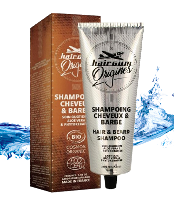 Shampoing barbe et cheveux 100% naturel